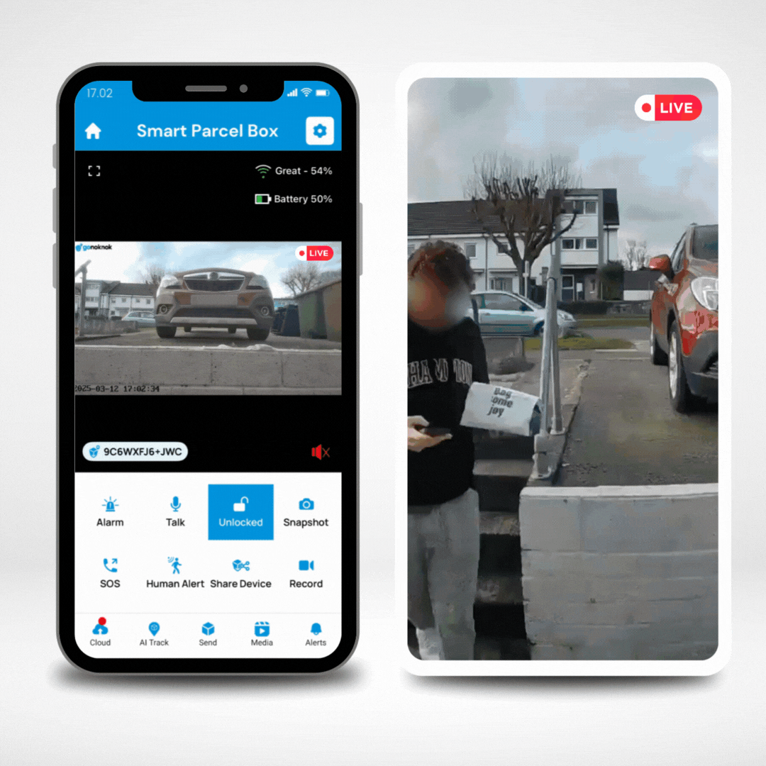 GO NOKNOK AI Smart Parcel Box (Refurbished)